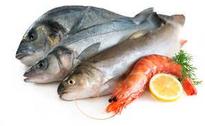 морепродукты, рыба, креветка